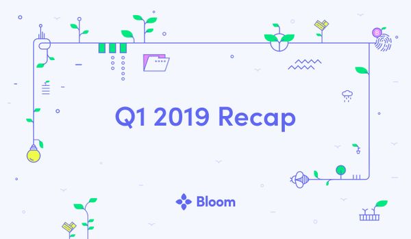 Bloom Q1 2019 Recap